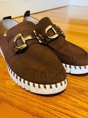 Ilse Jacobsen Tulip 3874 Brown Loafer Size 40 US 9